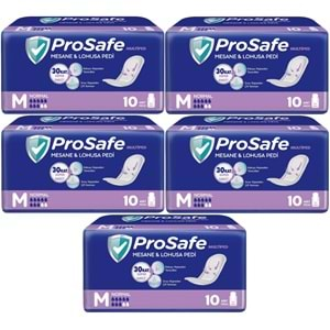 Prosafe Mesane & Lohusa Pedi M-Orta Normal 50 Adet (5PK*10)