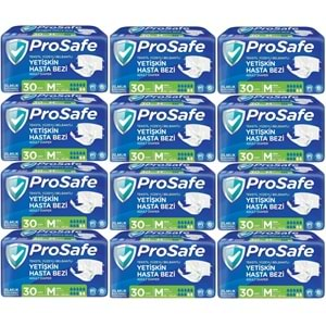 Prosafe Hasta Bezi Yetişkin Bel Bantlı Tekstil Yüzey M-Orta Boy 360 Adet (12PK*30)