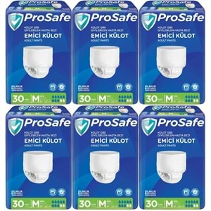 Prosafe Emici Külot Hasta Bezi Orta-Medium 180 Adet (6PK*30)