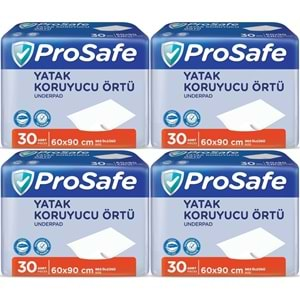 Prosafe Hasta Alt Açma Yatak Koruyucu Örtü 60*90CM 120 Adet (4PK*30)