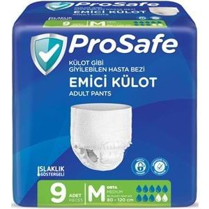 Prosafe Emici Külot Hasta Bezi Orta-Medium 27 Adet (3PK*9)