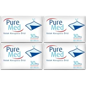 Puremed Hasta Yatak Koruyucu 60*90Cm 120 Adet (4PK*30)