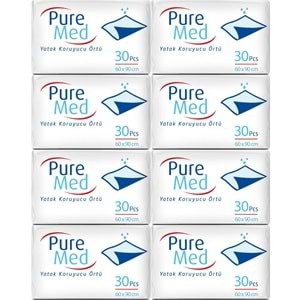 Puremed Hasta Yatak Koruyucu 60*90Cm 240 Adet (8PK*30)