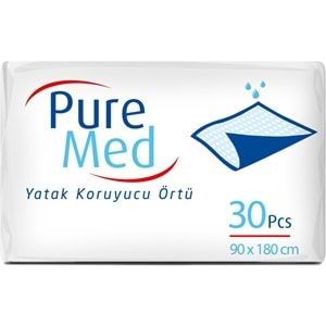 Puremed Hasta Yatak Koruyucu 90*180CM 240 Adet (8PK*30)