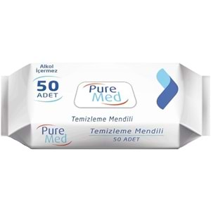 Puremed Vücut Temizleme Mendili 50 Yaprak (18 Li Set)