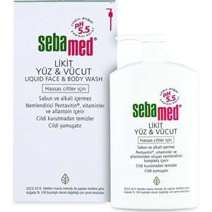 Sebamed Yüz ve Vücut Temizleyici Likit 1000ML (2 Li Set)