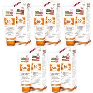 Sebamed Sun Care Çok Yönlü Koruyucu Güneş Kremi 75ML SPF 50+ Faktör (5 Li Set)