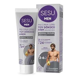 Sesu Tüy Dökücü Krem For Men 100ML (3 Lü Set)