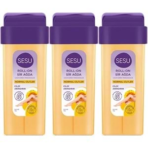 Sesu Roll-On Sir Ağda 100ML Sarı Normal Cilt (3 Lü Set)