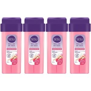 Sesu Roll-On Sir Ağda 100ML Pembe Hassas Cilt (4 Lü Set)