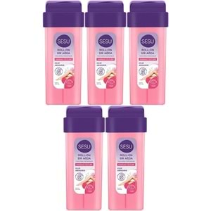 Sesu Roll-On Sir Ağda 100ML Pembe Hassas Cilt (5 Li Set)