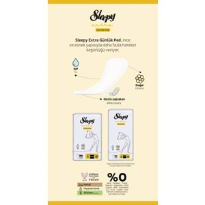 Sleepy Extra Günlük Ped Uzun 128 Adet Standart Pk (4PK*32)