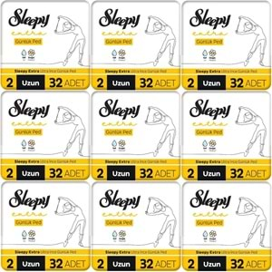 Sleepy Extra Günlük Ped Uzun 288 Adet Standart Pk (9PK*32)