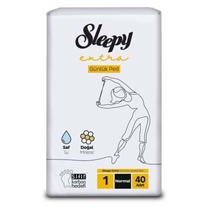 Sleepy Extra Günlük Ped Normal 960 Adet Mega Pk (24PK*40)