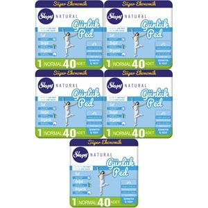 Sleepy Natural Günlük Ped Normal 200 Adet Süper Ekonomik Pk (5PK*40)