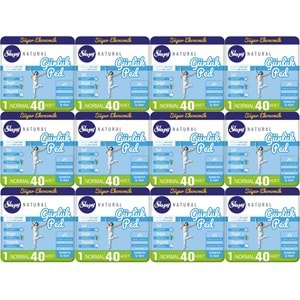 Sleepy Natural Günlük Ped Normal 480 Adet Süper Ekonomik Pk (12PK*40)