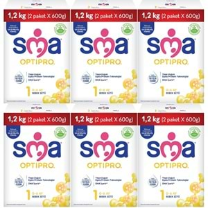 Sma Optipro 1200GR No:1 Bebek Sütü (0-6 Ay) Kutu (6 Lı Set)