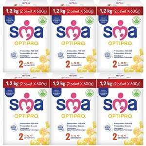 Sma Optipro 1200GR No:2 Devam Sütü (6-12 Ay) Kutu (6 Lı Set)