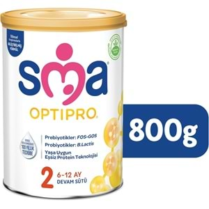 Sma Optipro 800GR No:2 Devam Sütü (6-12 Ay) (5 Li Set)