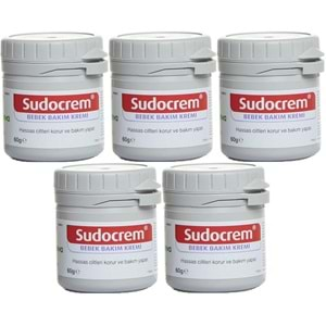 Sudocrem Cilt Bebek Bakım - Pişik Kremi 60GR (5 Li Set)