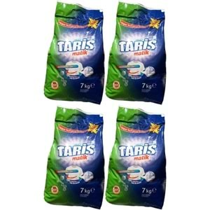 Tariş Matik Toz Çamaşır Deterjanı 28KG Renkli ve Beyazlar için (4PK*7KG) (212 Yıkama)