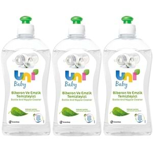 Uni Baby Biberon ve Emzik Temizleyici 500ML (3 Lü Set)