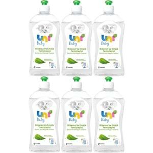 Uni Baby Biberon ve Emzik Temizleyici 500ML (6 Lı Set)