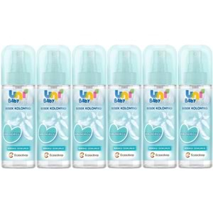 Uni Baby Bebek Kolonyası 150ML Nemlendiricili/Bebeksi Dokunuş (6 Lı Set)