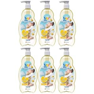 Uni Baby Bebek Şampuanı 700ML Tatlı Rüyalar (Pompalı) (6 Lı Set)