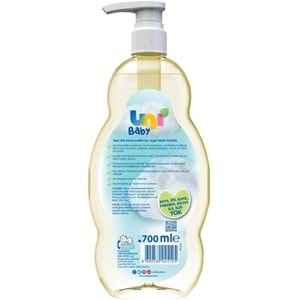 Uni Baby Bebek Şampuanı 700ML Keyifli Banyolar (Pompalı) (5 Li Set)