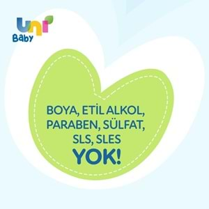 Uni Baby Bebek Şampuanı 700ML Keyifli Banyolar (Pompalı) (5 Li Set)