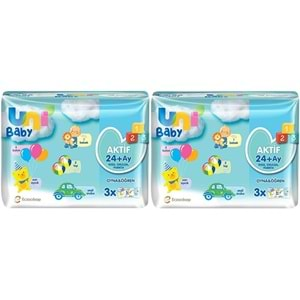 Uni Baby Islak Havlu Aktif / Oyna & Öğren 52 Yaprak (6 Lı Set) 312 Yaprak (2PK*3)