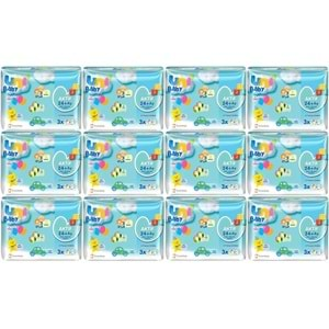 Uni Baby Islak Havlu Aktif / Oyna & Öğren 52 Yaprak (36 Lı Set) 1872 Yaprak (12PK*3)