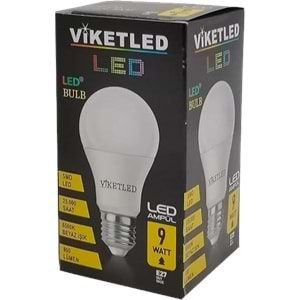 Viketled Led Ampül Beyaz-White 9W (6 Lı Set)