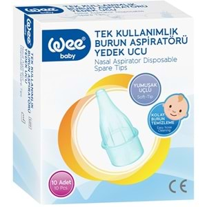 Wee Baby Burun Aspiratörü Nasal Yedek Ucu 60 Adet (6Pk*10)