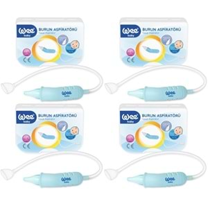 Wee Baby Burun Aspiratörü Nasal (Yeni Saklama Kabı Kutulu) (4 Lü Set)