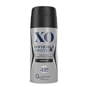 XO Deodorant 150ML Men-Erkek Invisible & Protect (4 Lü Set)