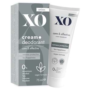 XO Krem Deodorant 75ML Unisex Care & Effective Parfümlü (3 Lü Set)