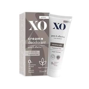 XO Krem Deodorant 75ML Unisex Pure & Effective Kokusuz (2 Li Set)