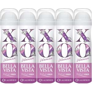 XO Deodorant 150ML Women-Kadın Bella Vista (5 Li Set)