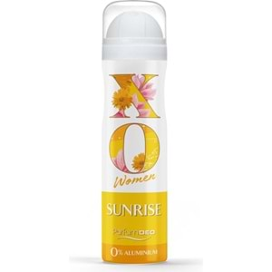 XO Deodorant 150ML Women-Kadın Sunrise (5 Li Set)