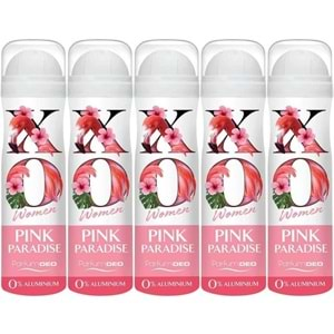 XO Deodorant 150ML Women-Kadın Pink Paradise (5 Li Set)