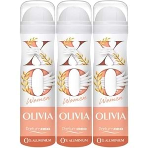 XO Deodorant 150ML Women-Kadın Olıvıa (3 Lü Set)