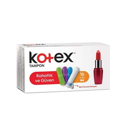 Kotex Tampon 16 Adet Mini Tekli Pk