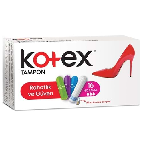 Kotex Tampon 16 Adet Normal Tekli Pk