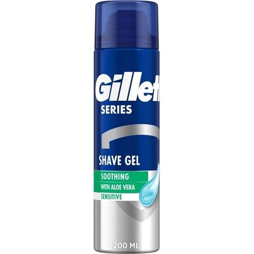 Gillette Traş Jeli Series 200ML Sensitive/Hassas/Yeşil