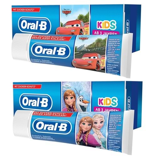 Oral-B Pro Expert Stages Çocuk Diş Macunu Frozen & Cars 75ML (3 Yaş ve Üstü) (Seçenekli)