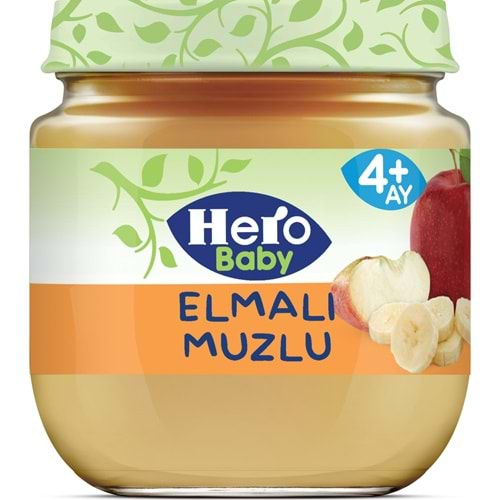 Hero Baby Kavanoz Maması 125GR Elma Muz