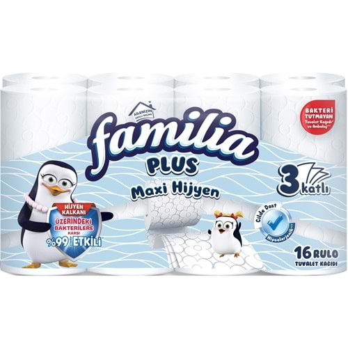 Familia Plus Tuvalet Kağıdı (3 Katlı) 16 Lı Pk Maxi Hijyen