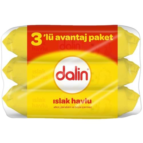 Dalin Islak Havlu Mendil Klasik 56 Yaprak 3 Lü Pk (168 Yaprak) P.K